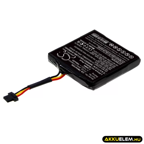 Utángyártott TomTom GPS Li-ion akkumulátor 3.7V 700mAh VF3S, AHA11108003 - CameronSino