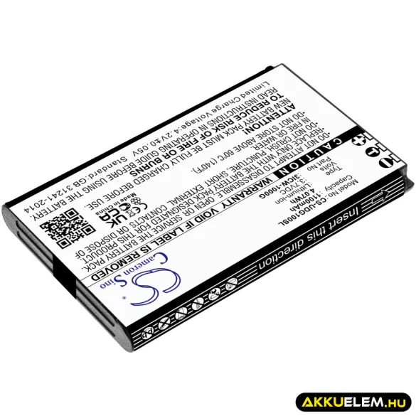 Utángyártott UniData VoIP telefon Li-ion akkumulátor 3.7V 1100mAh ICW-1000G - CameronSino