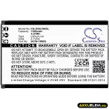 Utángyártott UniData VoIP telefon Li-ion akkumulátor 3.7V 1100mAh ICW-1000G - CameronSino