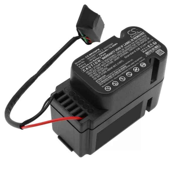 Utángyártott Worx Fűnyíró Li-ion akkumulátor 28V 2500mAh WA3565 TYPE 2, 50022580 - CameronSino
