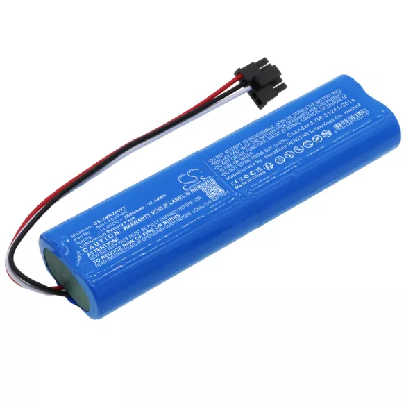Utángyártott Viomi porszívó Li-ion akkumulátor 14.4V 2600mAh INR21700 50E-4S1P-CRL200S+ KÉK - CameronSino