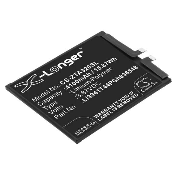Utángyártott ZTE mobil Li-Polymer akkumulátor 3.87V 4100mAh Li3941T44PGh836548 - CameronSino