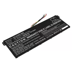   Utángyártott Acer laptop Li-Polymer akkumulátor 15.4V 3800mAh AP18C7M, KT00407008 - CameronSino