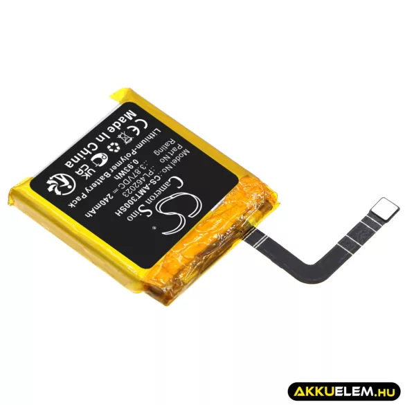 Utángyártott Amazfit Okosóra Li-Polymer akkumulátor 3.87V 240mAh PL462023 - CameronSino