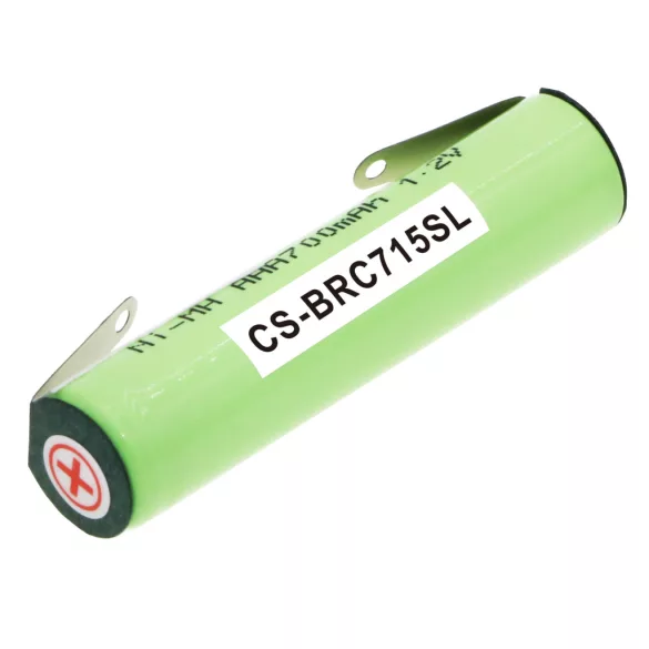 Utángyártott Braun Borotva Ni-MH akkumulátor 1.2V 700mAh 4HGAE-LFU, HR-4U - CameronSino