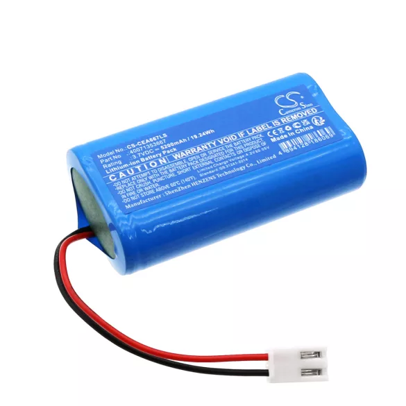 Utángyártott Ceag Vészvilágítás Li-ion akkumulátor 3.7V 5200mAh 40071353667 - CameronSino
