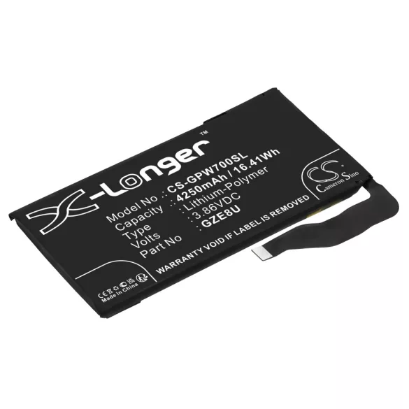 Utángyártott Google mobil Li-Polymer akkumulátor 3.86V 4250mAh GZE8U - CameronSino