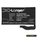 Utángyártott Google mobil Li-Polymer akkumulátor 3.86V 4250mAh GZE8U - CameronSino