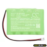 Utángyártott Legrand Vészvilágítás Ni-MH akkumulátor 6V 1500mAh 62565, 62566 - CameronSino