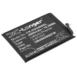   Utángyártott Honor mobil Li-Polymer akkumulátor 3.87V 4900mAh HB496590EFW, 24023623 - CameronSino