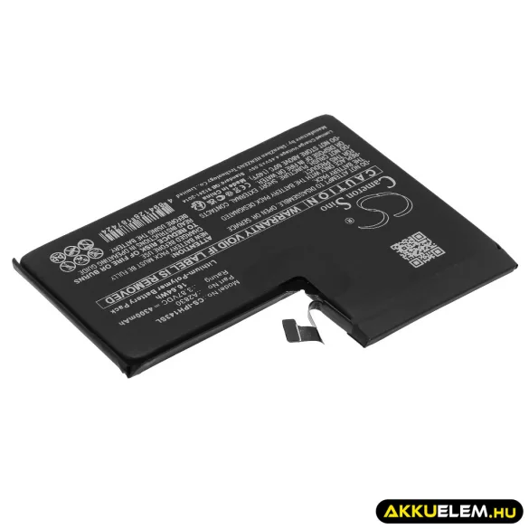 Utángyártott Apple mobil Li-Polymer akkumulátor 3.87V 4300mAh A2830 - CameronSino