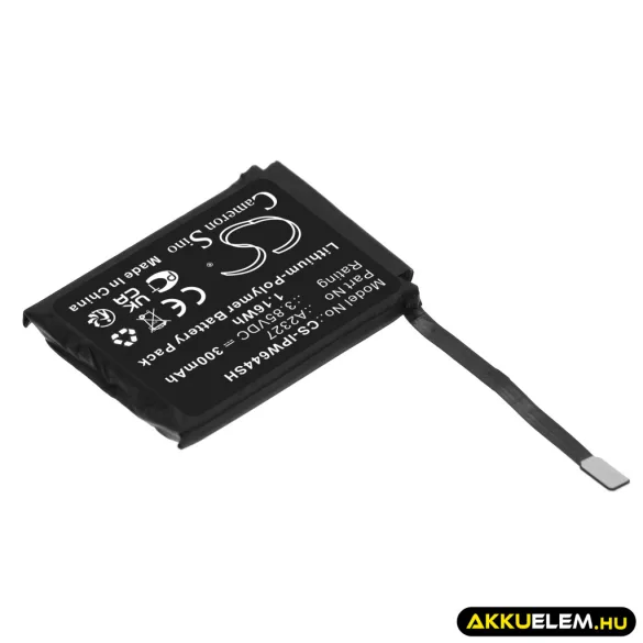 Utángyártott Apple Okosóra Li-Polymer akkumulátor 3.85V 300mAh A2327 - CameronSino