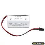 Utángyártott Jablotron Riasztó rendszer Li-SOCl2 elem 3.6V 14500mAh BAT-100A, 0106-619 - CameronSino