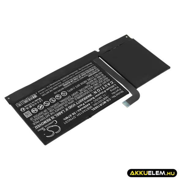 Utángyártott Microsoft Tablet Li-Polymer akkumulátor 11.38V 4400mAh 96BTA016H, 96BTA015H - CameronSino
