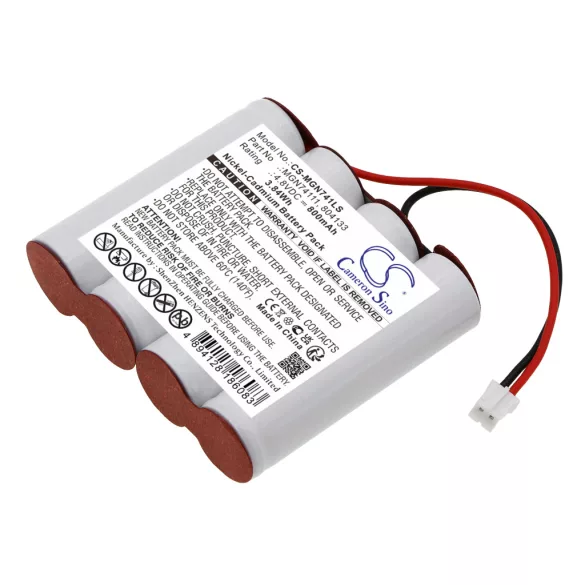 Utángyártott LUMINOX Vészvilágítás Ni-CD akkumulátor 4.8V 800mAh MGN74111, 804133 - CameronSino