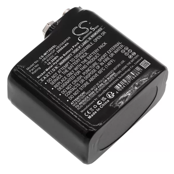 Utángyártott Megger egyéb Ni-MH akkumulátor 9.6V 2000mAh AB2584 GP, AB2584GP - CameronSino