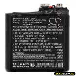 Utángyártott Megger egyéb Ni-MH akkumulátor 9.6V 2000mAh AB2584 GP, AB2584GP - CameronSino