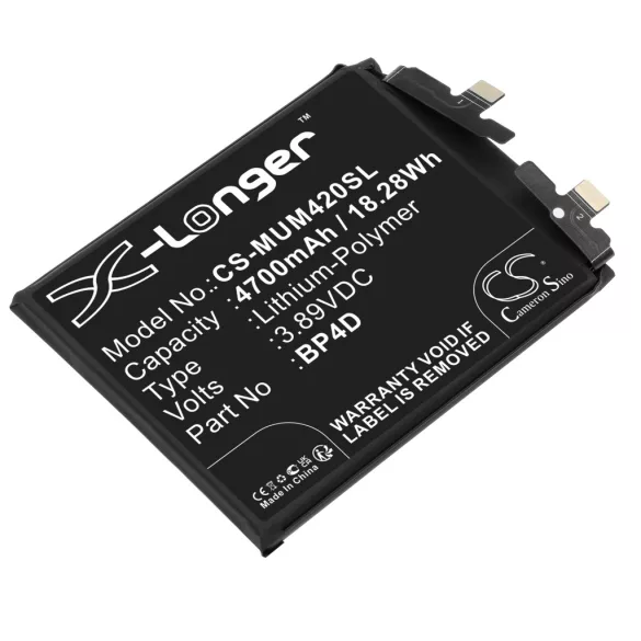 Utángyártott Xiaomi mobil Li-Polymer akkumulátor 3.89V 4700mAh BP4D - CameronSino