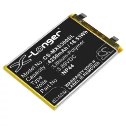   Utángyártott Motorola mobil Li-Polymer akkumulátor 3.89V 4250mAh NP44 - CameronSino