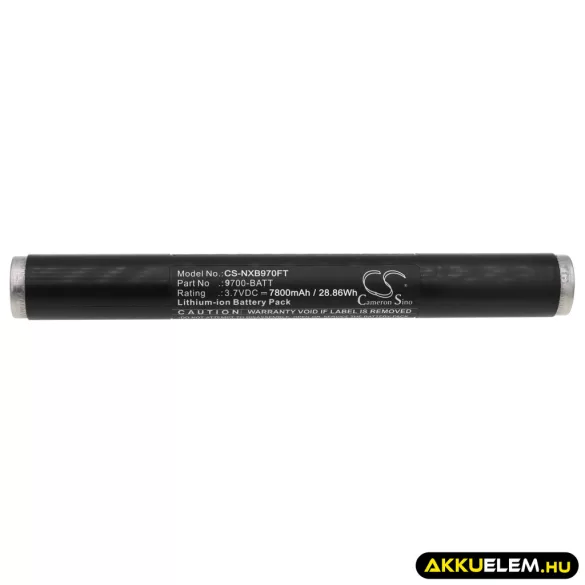 Utángyártott Nightstick Zseblámpa Li-ion akkumulátor 3.7V 7800mAh 9700-BATT - CameronSino