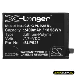 Utángyártott Oppo mobil Li-Polymer akkumulátor 7.74V 2400mAh BLP925 - CameronSino