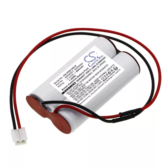 Utángyártott Legrand Vészvilágítás Ni-CD akkumulátor 2.4V 800mAh MXN0067, MXN0082 - CameronSino