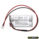 Utángyártott Legrand Vészvilágítás Ni-CD akkumulátor 2.4V 800mAh MXN0067, MXN0082 - CameronSino