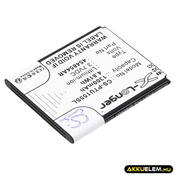 Utángyártott Panasonic mobil Li-ion akkumulátor 3.7V 1300mAh 454854AR, 454854AR-E - CameronSino