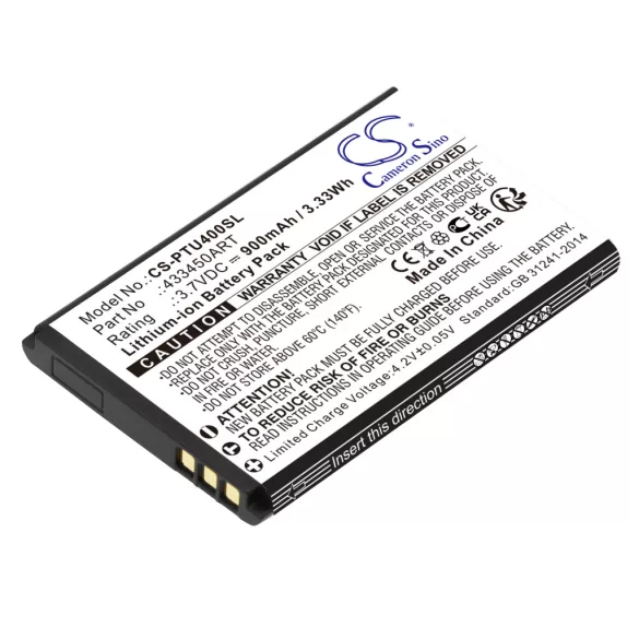 Utángyártott Panasonic mobil Li-ion akkumulátor 3.7V 900mAh 433450ART - CameronSino