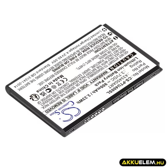 Utángyártott Panasonic mobil Li-ion akkumulátor 3.7V 900mAh 433450ART - CameronSino