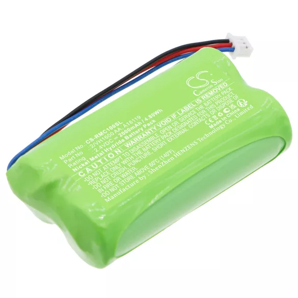Utángyártott Raymarine biztonsági eszköz Ni-MH akkumulátor 2.4V 2000mAh 2/VH1600 AA, A18119 - CameronSino