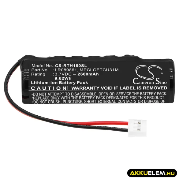 Utángyártott Range Rover Vészhelyzeti áramforrás Li-ion akkumulátor 3.7V 2600mAh EAC63298901, EAC64579601 - CameronSino