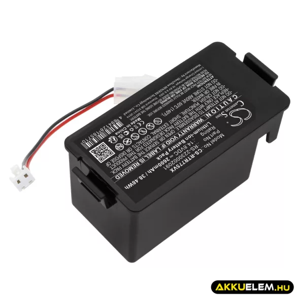 Utángyártott Rowenta porszívó Li-ion akkumulátor 14.8V 2600mAh RS-2230002091, 6.32.40.13-0 - CameronSino
