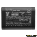 Utángyártott Shure Kommunikációs eszköz Li-ion akkumulátor 3.7V 9800mAh SB930 - CameronSino