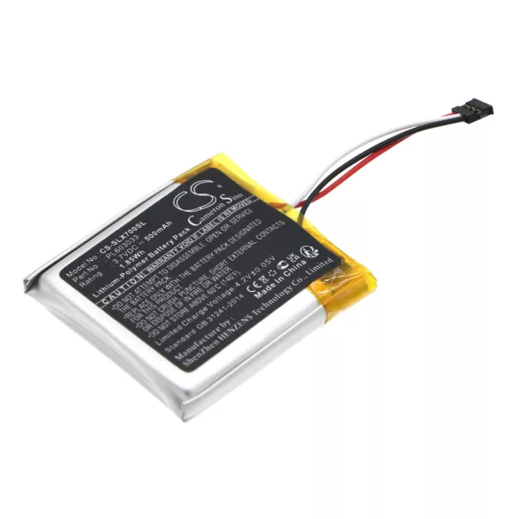 Utángyártott SteelSeries Vezeték nélküli fejhallgató Li-Polymer akkumulátor 3.7V 500mAh PL603033 - CameronSino