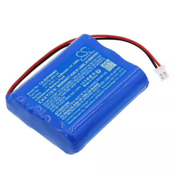 Utángyártott Szosen Orvosi Li-ion akkumulátor 11.1V 3350mAh JHOTA-990-00 - CameronSino