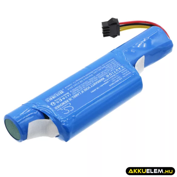 Utángyártott Vileda porszívó Li-ion akkumulátor 10.8V 2600mAh - CameronSino