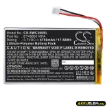 Utángyártott Swing Caddie GPS Li-Polymer akkumulátor 3.7V 4750mAh ET4968116PA - CameronSino