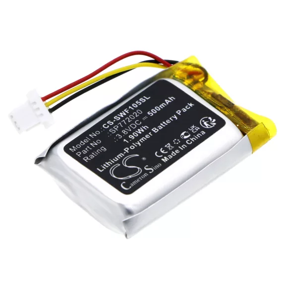 Utángyártott Sony Vezeték nélküli fejhallgató Li-Polymer akkumulátor 3.8V 500mAh SP772020 - CameronSino
