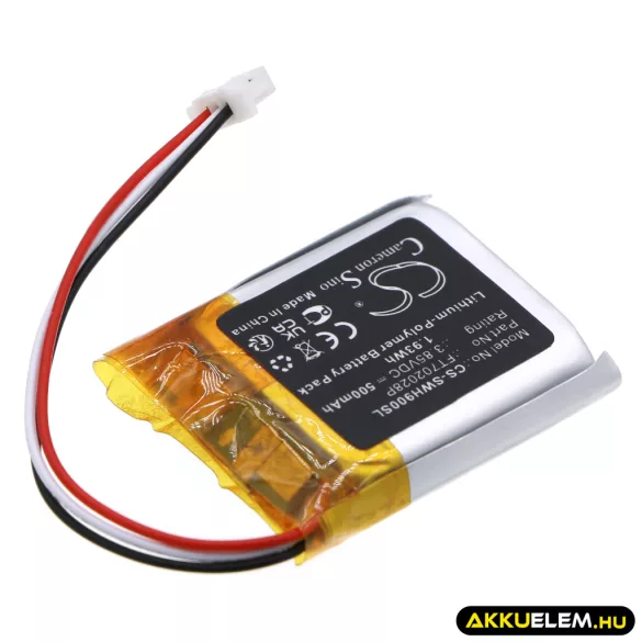 Utángyártott Sony Vezeték nélküli fejhallgató Li-Polymer akkumulátor 3.85V 500mAh FT702028P, SP702428 - CameronSino