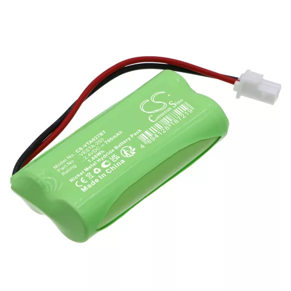 Utángyártott Vesta Riasztó rendszer Ni-MH akkumulátor 2.4V 700mAh VESTA-250 - CameronSino