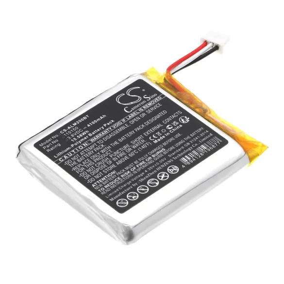 Utángyártott 2GIG Riasztó rendszer Li-Polymer akkumulátor 3.8V 4100mAh 115150 - CameronSino
