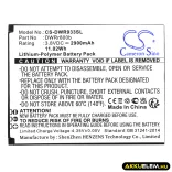 Utángyártott D-Link Hotspot Li-Polymer akkumulátor 3.8V 2900mAh DWRr800b, 6BT-R800B-2901 - CameronSino
