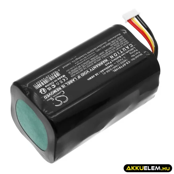 Utángyártott Eufy biztonsági kamera Li-ion akkumulátor 3.7V 10400mAh 18650 (1INR19/66-4) - CameronSino