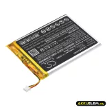 Utángyártott Eservice Fizetési terminál Li-Polymer akkumulátor 3.8V 3000mAh IS707, 1ICP5/55/75 - CameronSino