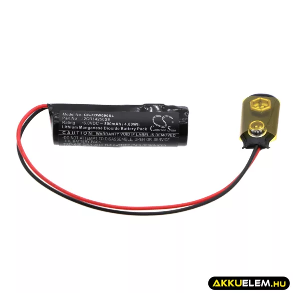 Utángyártott FDK PLC Li-MnO2 elem 6V 800mAh 2CR14250SE - CameronSino