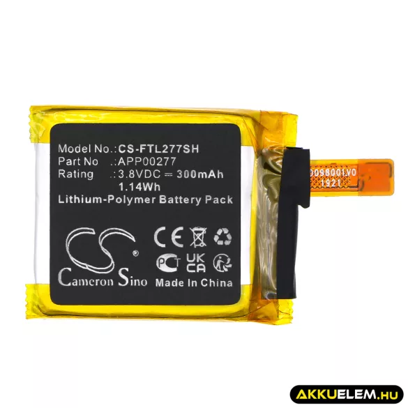 Utángyártott Fossil Okosóra Li-Polymer akkumulátor 3.8V 300mAh APP00277 - CameronSino