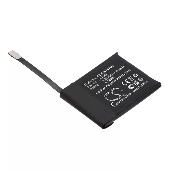 Utángyártott Apple Okosóra Li-Polymer akkumulátor 3.85V 300mAh A2552 - CameronSino