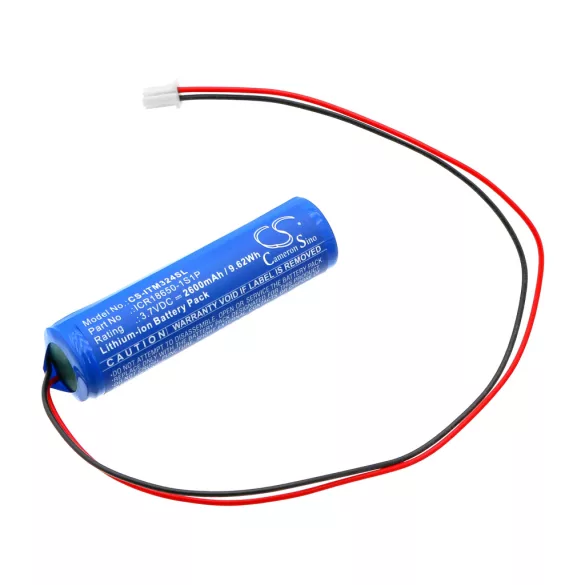 Utángyártott Internorm okosotthon készülék Li-ion akkumulátor 3.7V 2600mAh ICR18650-1S1P - CameronSino