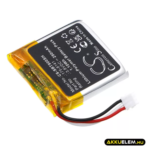 Utángyártott Suunto Okosóra Li-Polymer akkumulátor 3.8V 290mAh 175-8141, 100022539 - CameronSino